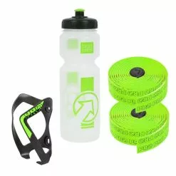 Pro Combipack LTD Grün , Flasche+Flaschenkorb+Lenkerband, Versandkostenfrei